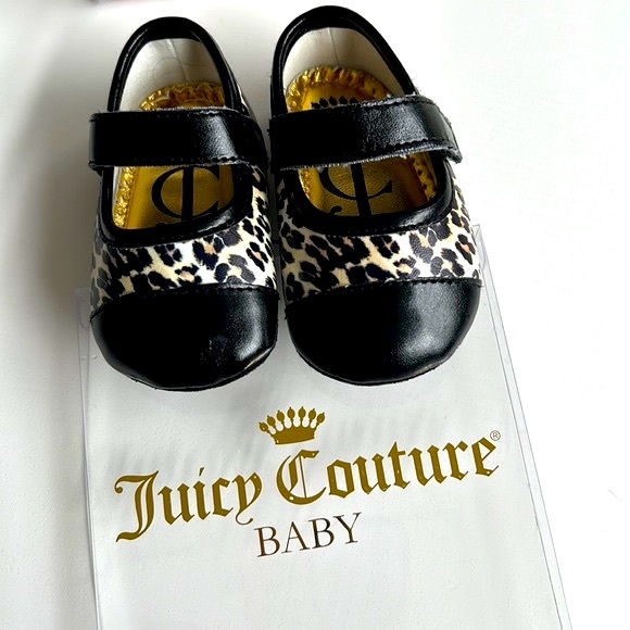 New! ✨ Juicy Couture Leopard Baby shoes - Picture 1 of 8